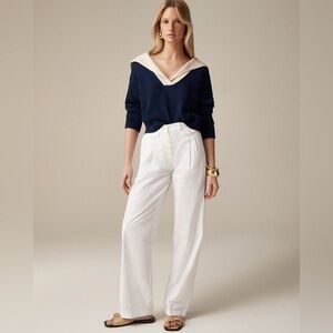 J. Crew Pleated button-front pant in chino